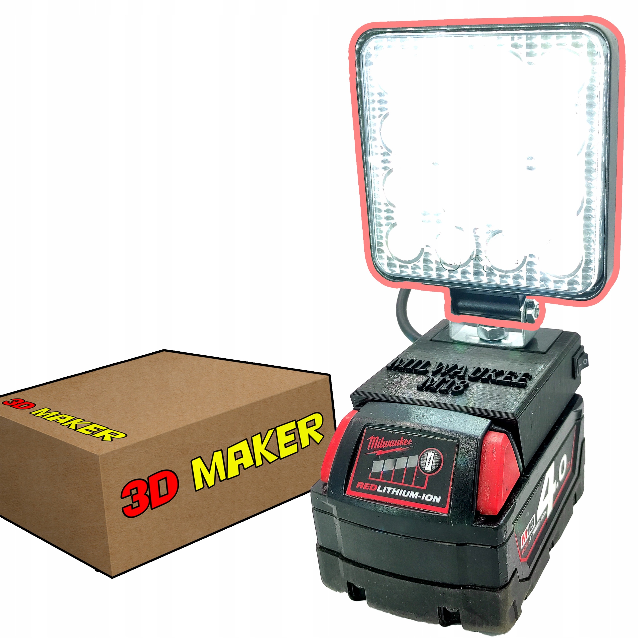 

Lampa Halogen Latarka Milwaukee 18V