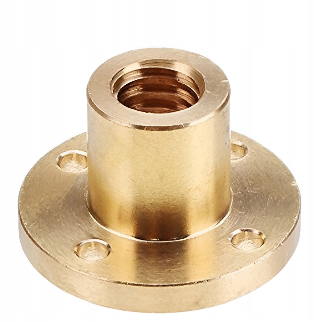 Nakrętka trapezowa mosiężna śruby trapezowej TR8x8