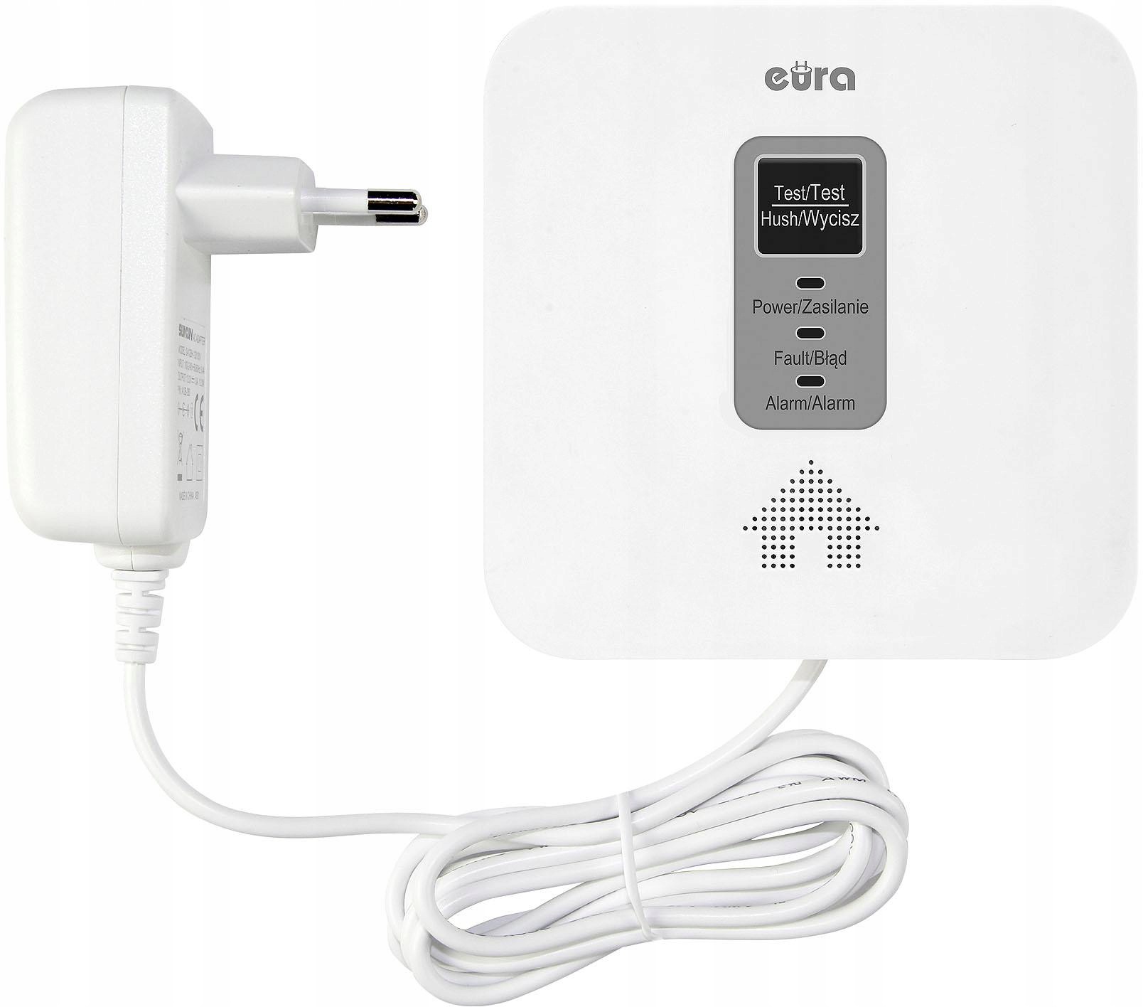 Detektor oxidu uhelnatého a plynu 2v1 Eura CGD-50A2