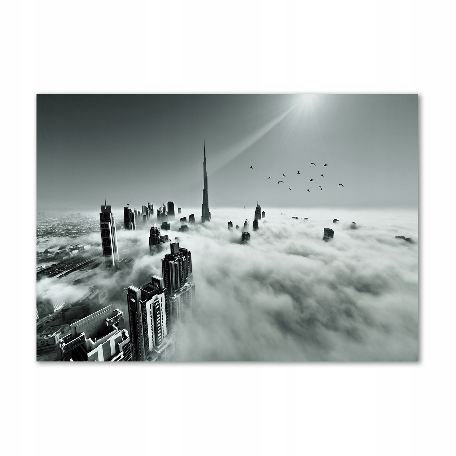 

Foto obraz szklany Mgła nad Dubajem 100x70