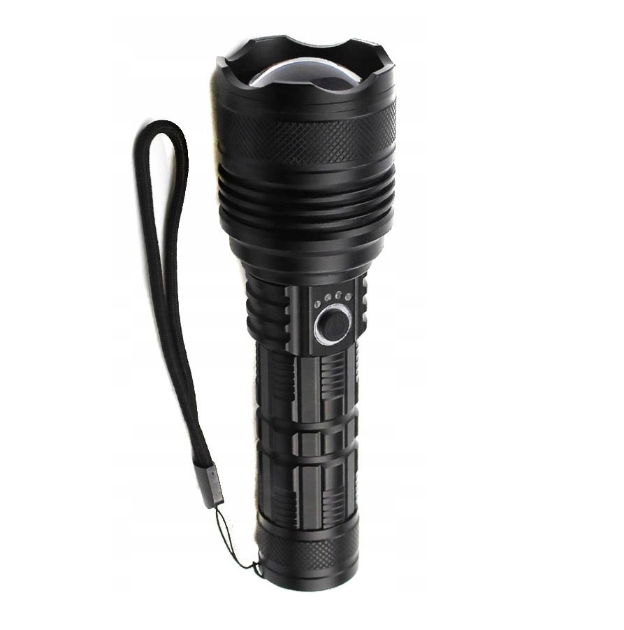 LATARKA TAKTYCZNA LED P50 akumulatorowa USB