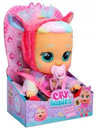 Cry Babies Płacząca lalka 30 cm Fantasy Hannah z włosami bobas interaktywny Kod producenta IMC088436