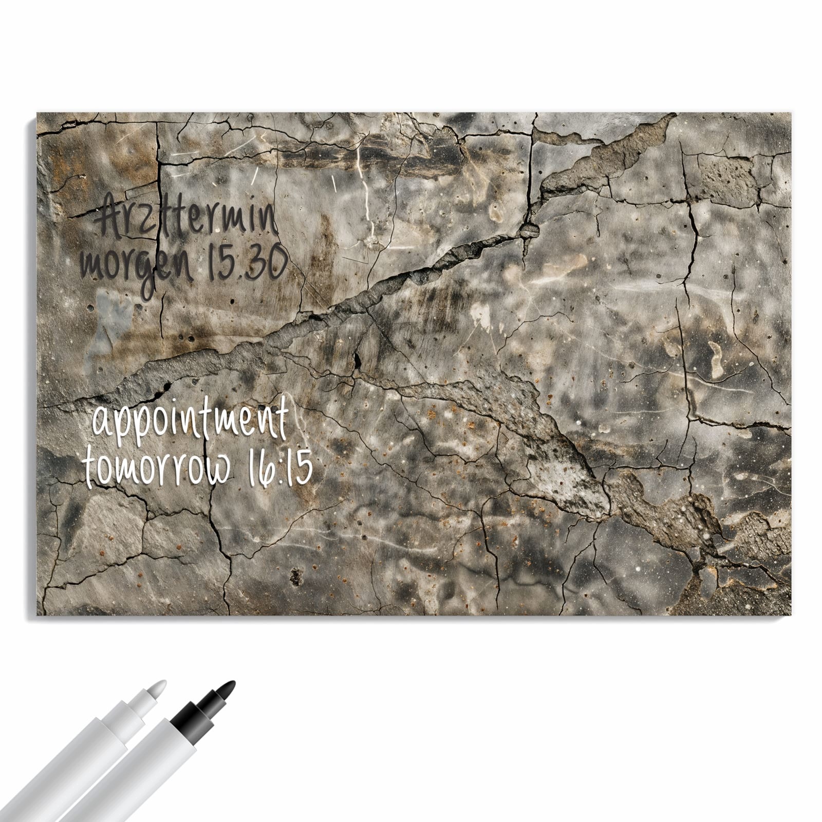 Magnetická tabule Popraskané a Povrch 60 × 40 cm
