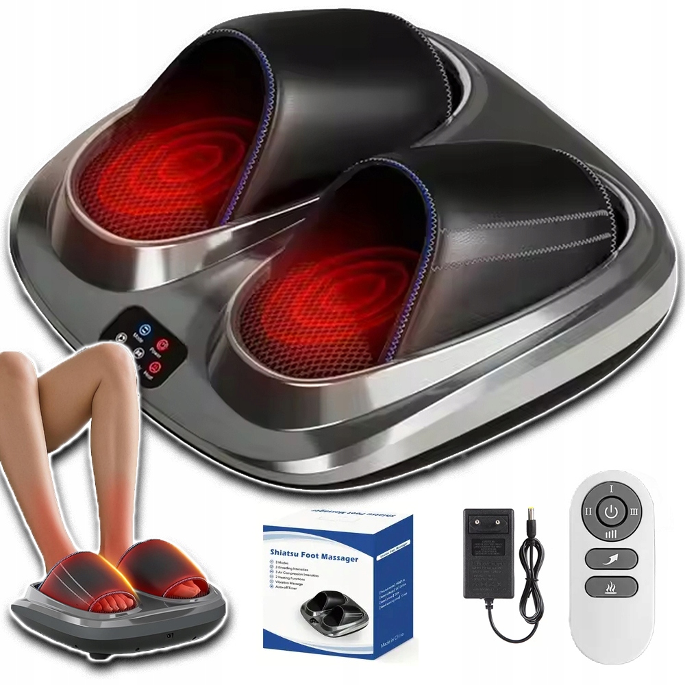 Inteligentny Masażer Do Stóp Poprawia Krążenie 3 Poziomy Mocy Automatyczny