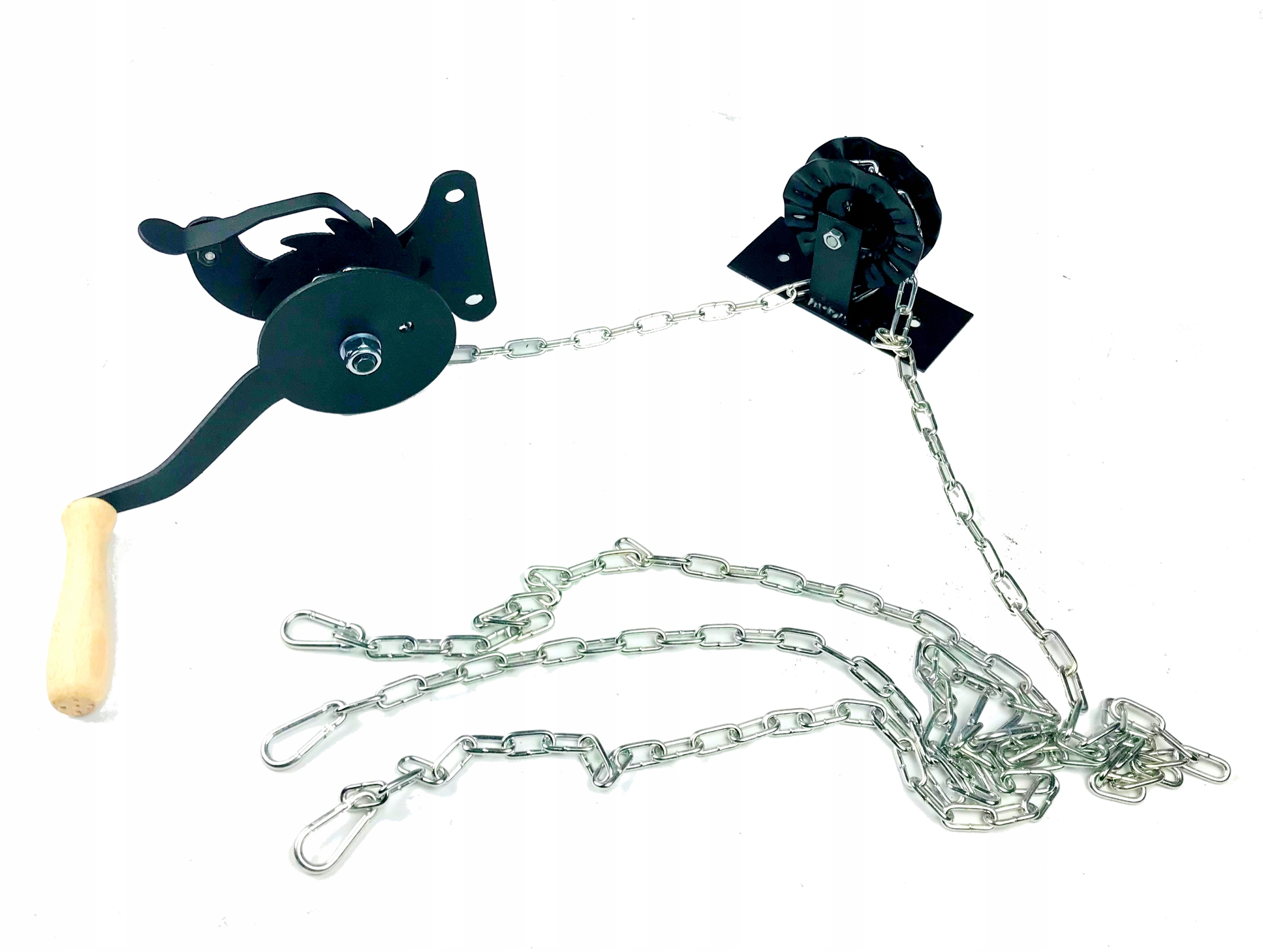 KOŁOWROTEK ŁAŃCUCH ROLKA RUSZT chromowany fi- 60cm Marka inny