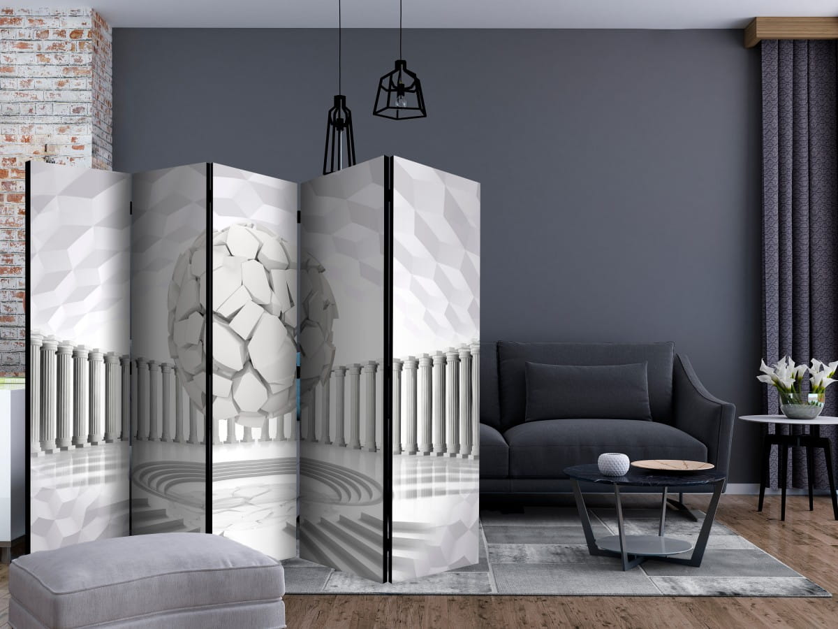 Parawan 5-częściowy - Ukryta geometria II Szerokość parawanu 225 cm