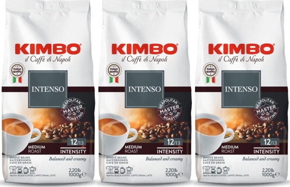 Kimbo Aroma Intenso 1KG kawa ziarnista x3