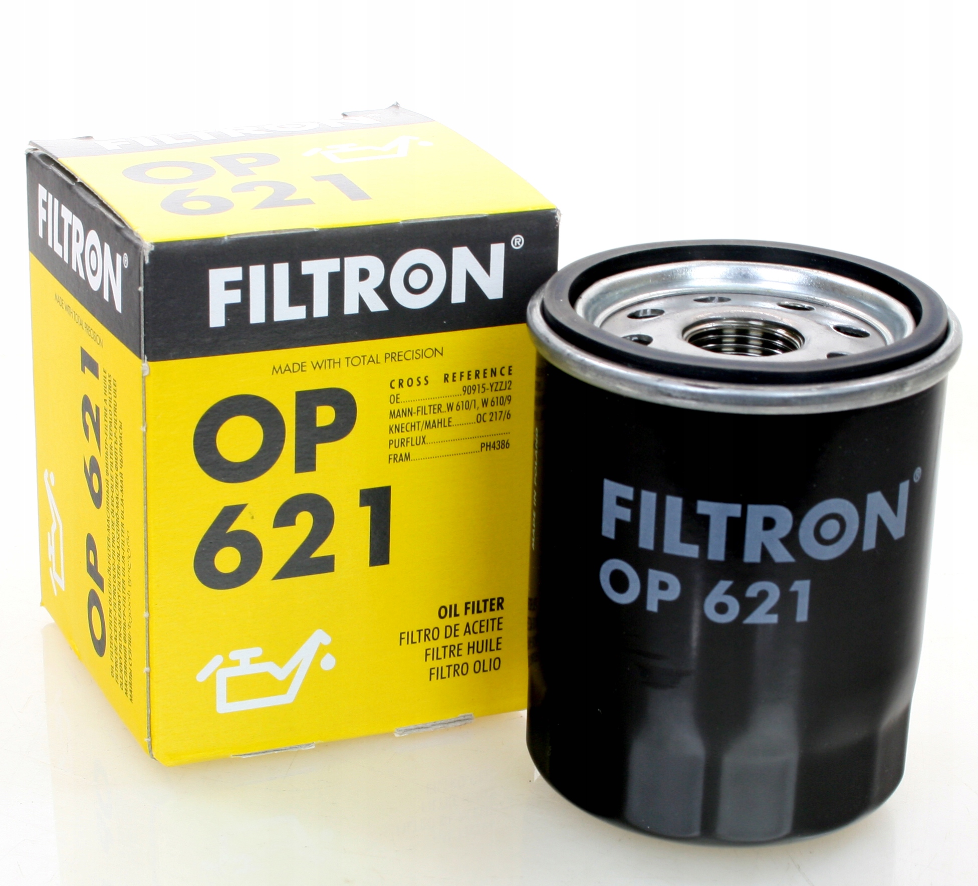 

Filtr Oleju Filtron OP621 Toyota Suzuki Fiat