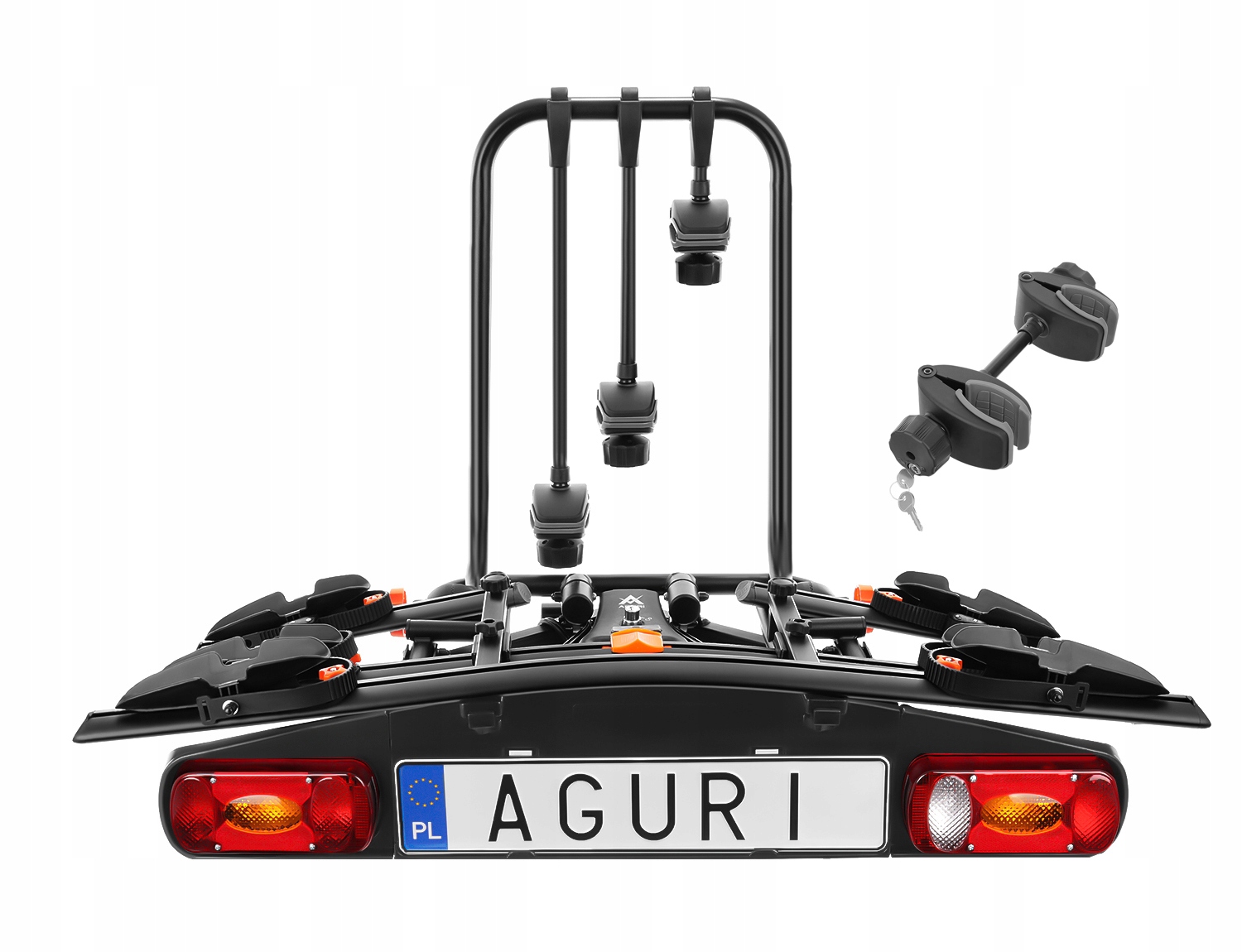 Uchwyt rowerowy na hak Aguri ACTIVE BIKE 3 1 Producent code 50514