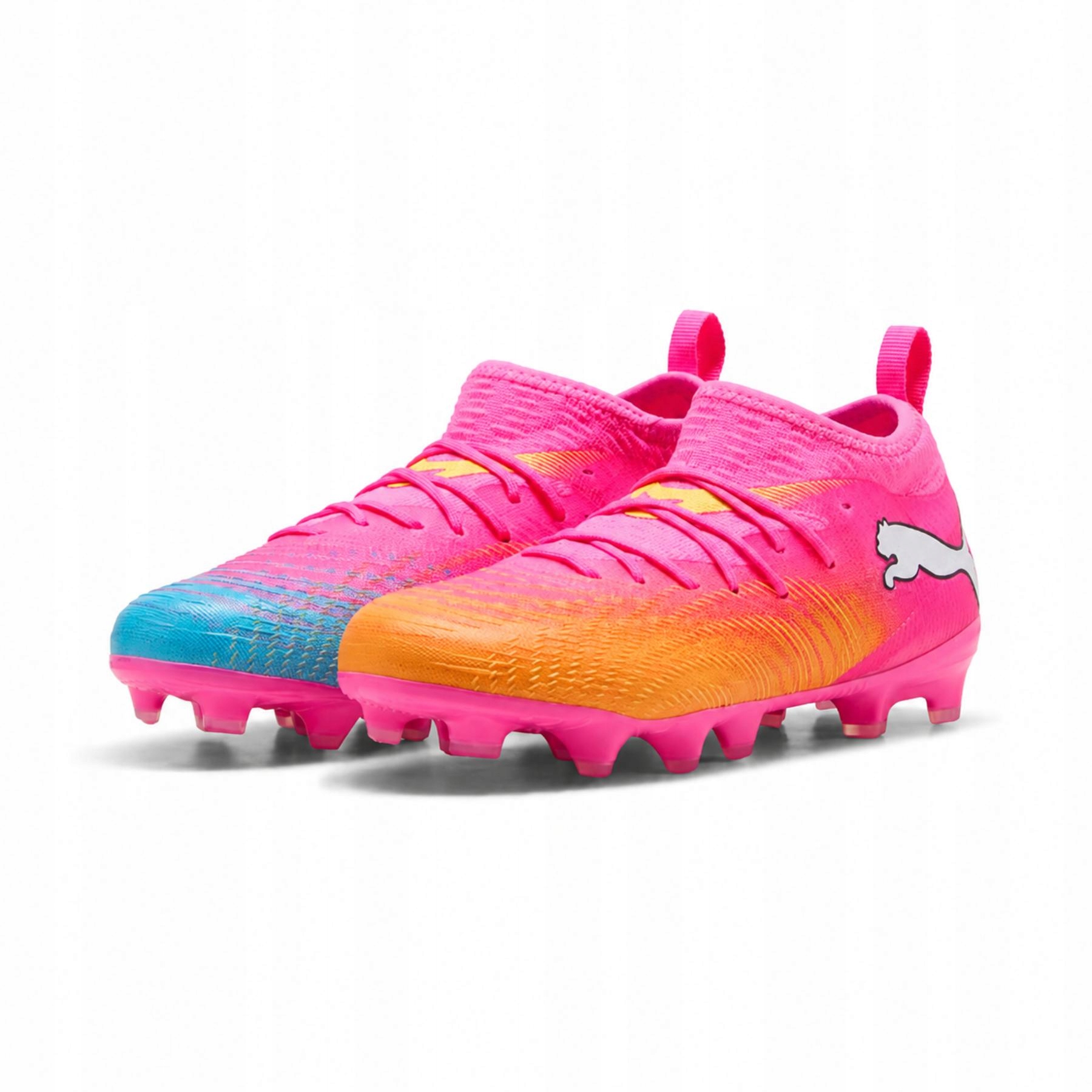 Korki chłopięce Puma Future 9 Match Fg/ag Jr różowe 10872105 r 38.5