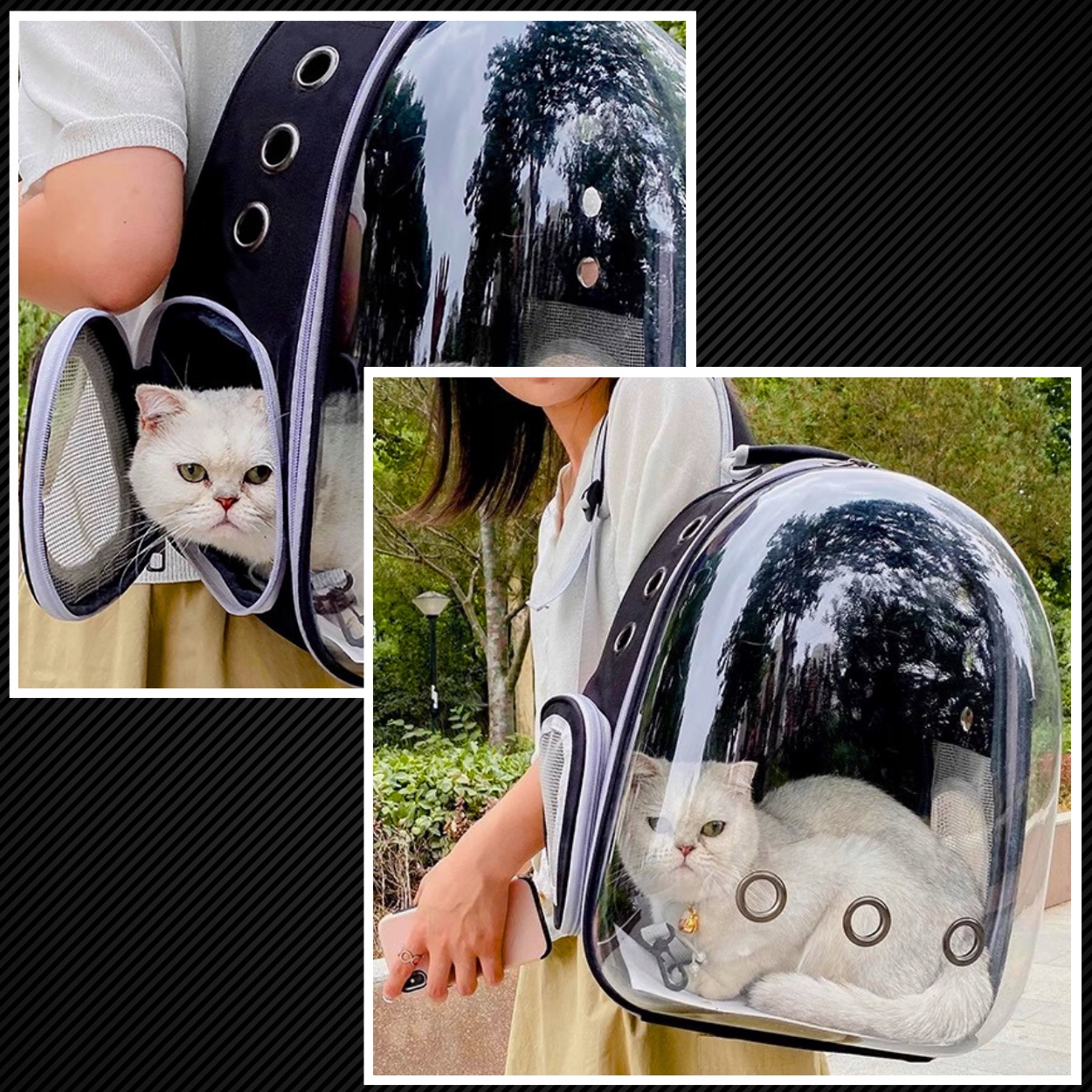 РЮКЗАК-ТРАНСПОРТЕР ДЛЯ КОШЕК СОБАК СУМКА С ВЕНТИЛЯЦИОННЫМИ ОТВЕРСТИЯМИ Другой бренд