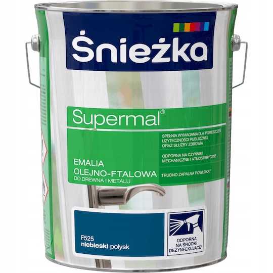 

Śnieżka Supermal Emalia ftalowa 5l Niebieski