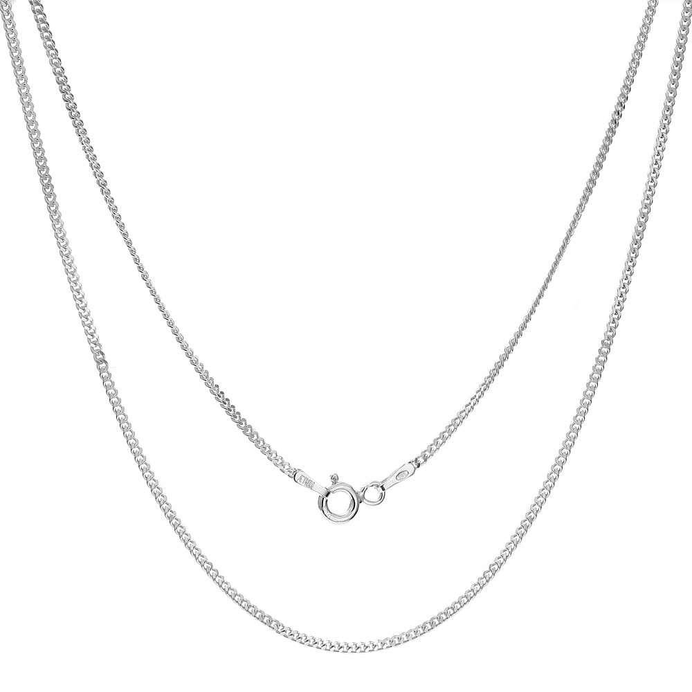 Srebrny łańcuszek pancerka 50 cm Męski srebro 925