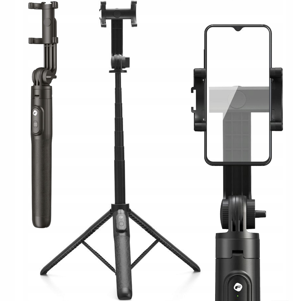 Držák selfie tyče tripod, Forcell, silný stativ pro telefon fotoaparátu