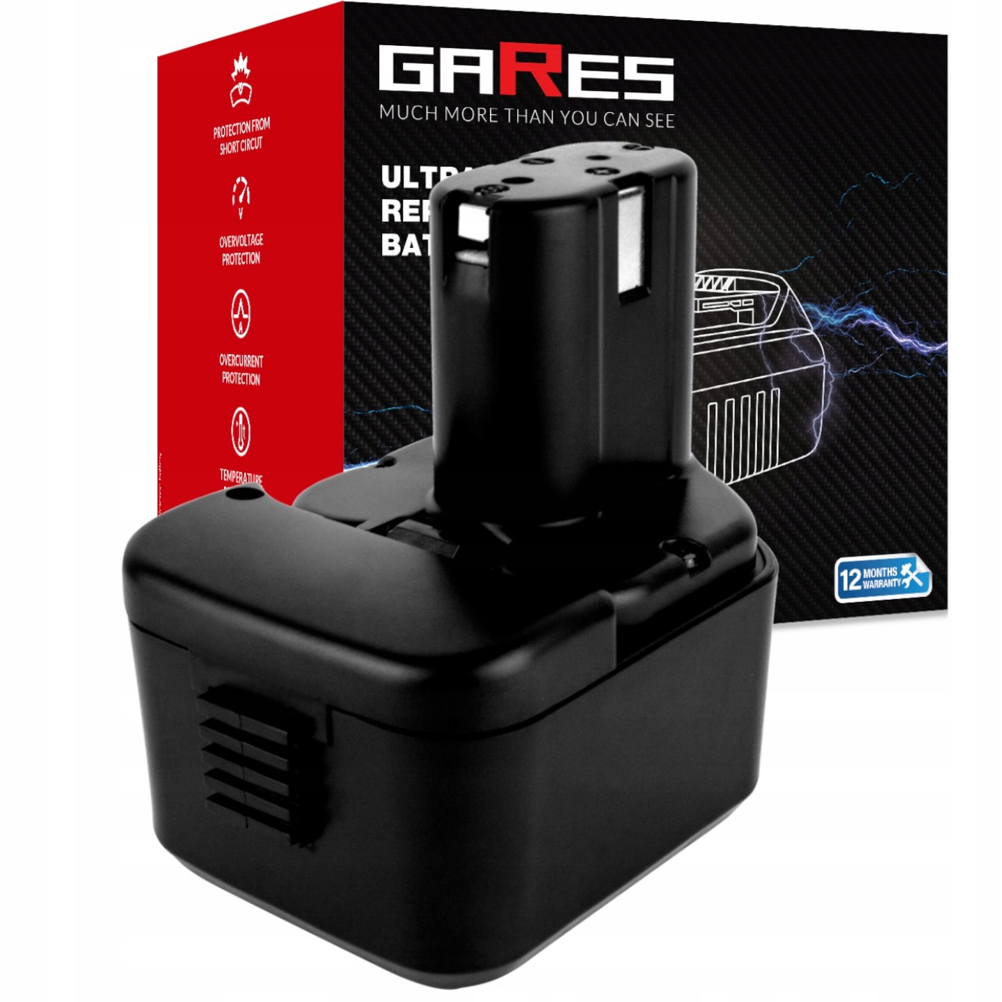 Bateria Akumulator do EB1214S EB1220BL 320386 EB1226HL 12V 3Ah