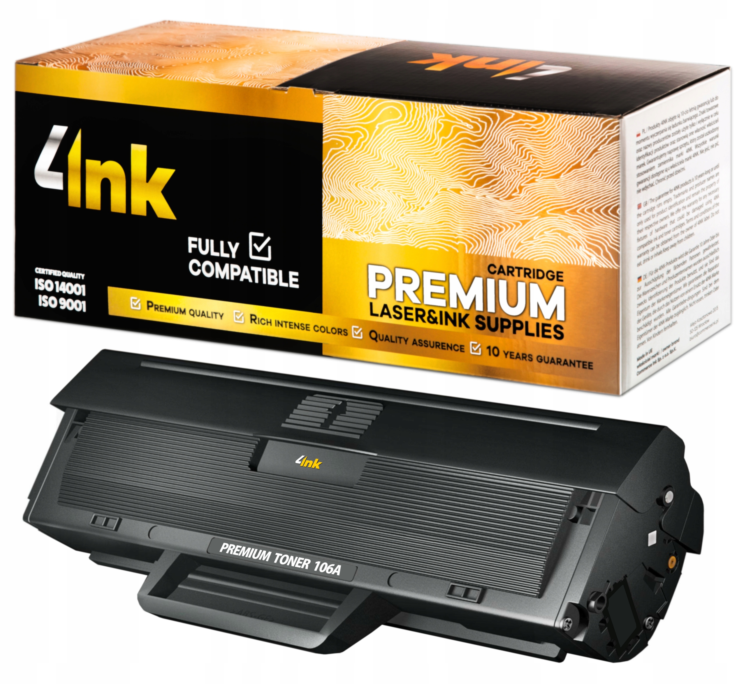 

4INK Toner Do Drukarki Hp Laser 106A W1106A