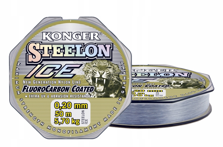 Żyłka Steelon Fluorocarbon Ice 0.12/50 Konger