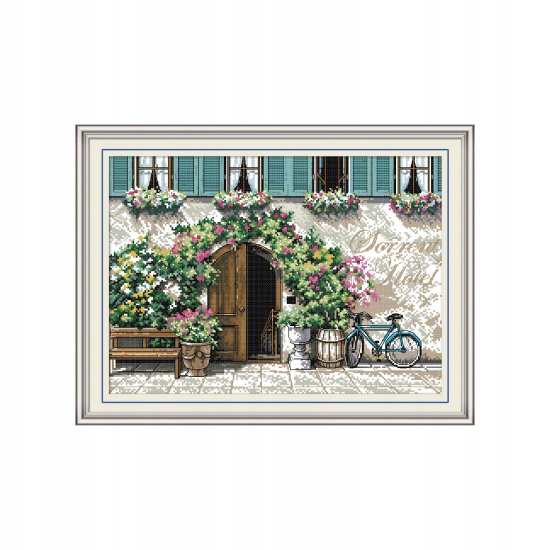 Křížková výšivka počítaná sada (kanva, mulina)