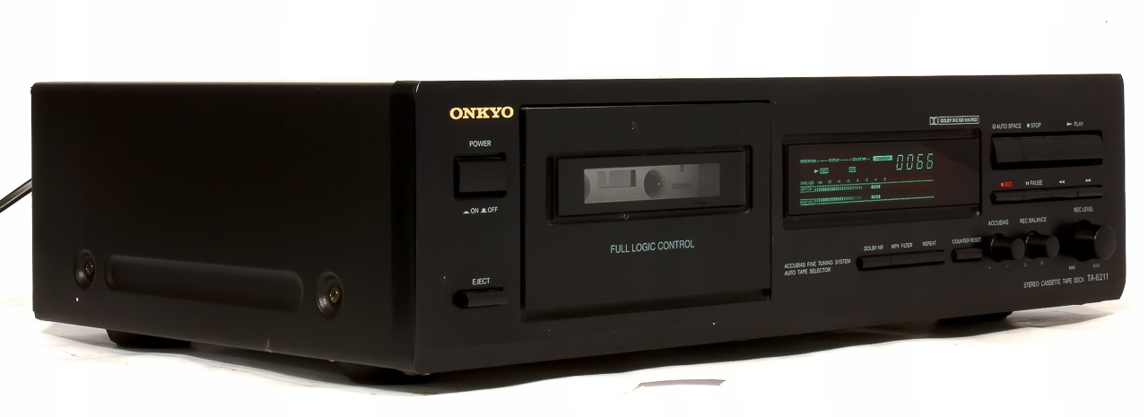 Magnetofon kasetowy ONKYO TA-6211 / Dolby B/C/HX PRO /TOP HIFI/1996r Black