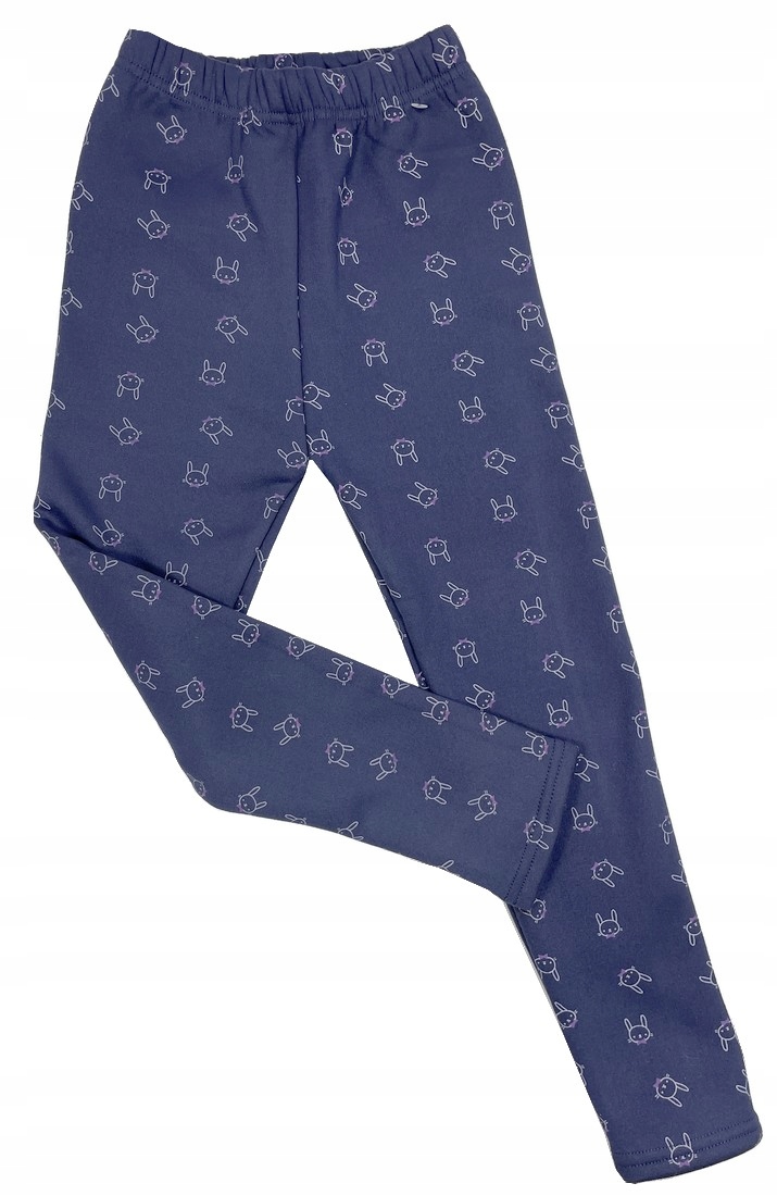 

Ciepłe legginsy getry Miki r 16 152 cm Granat
