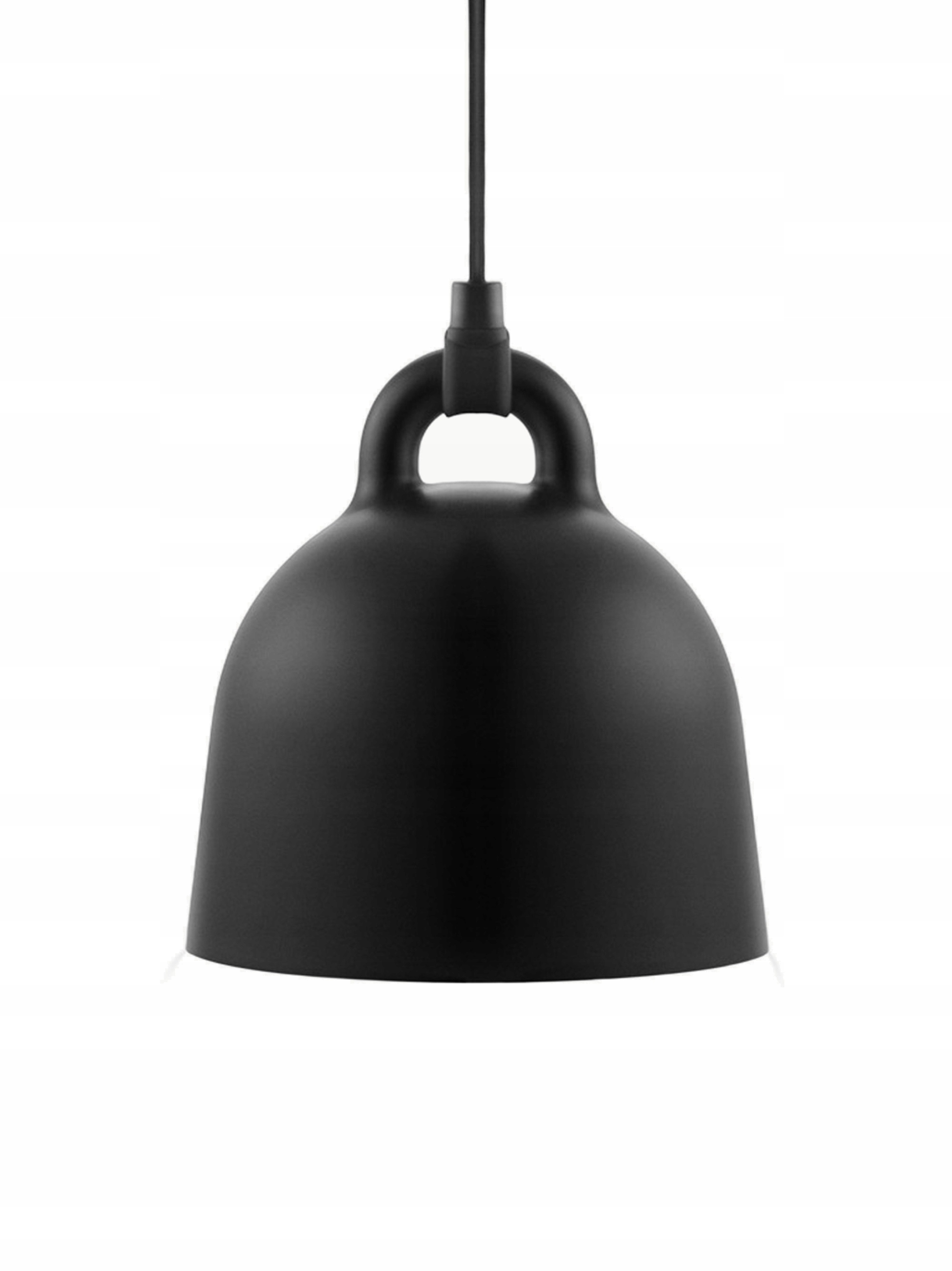 Normann Copenhagen Lampa Wisząca Bell X-Small Czarna Ø 22 x H 23 cm