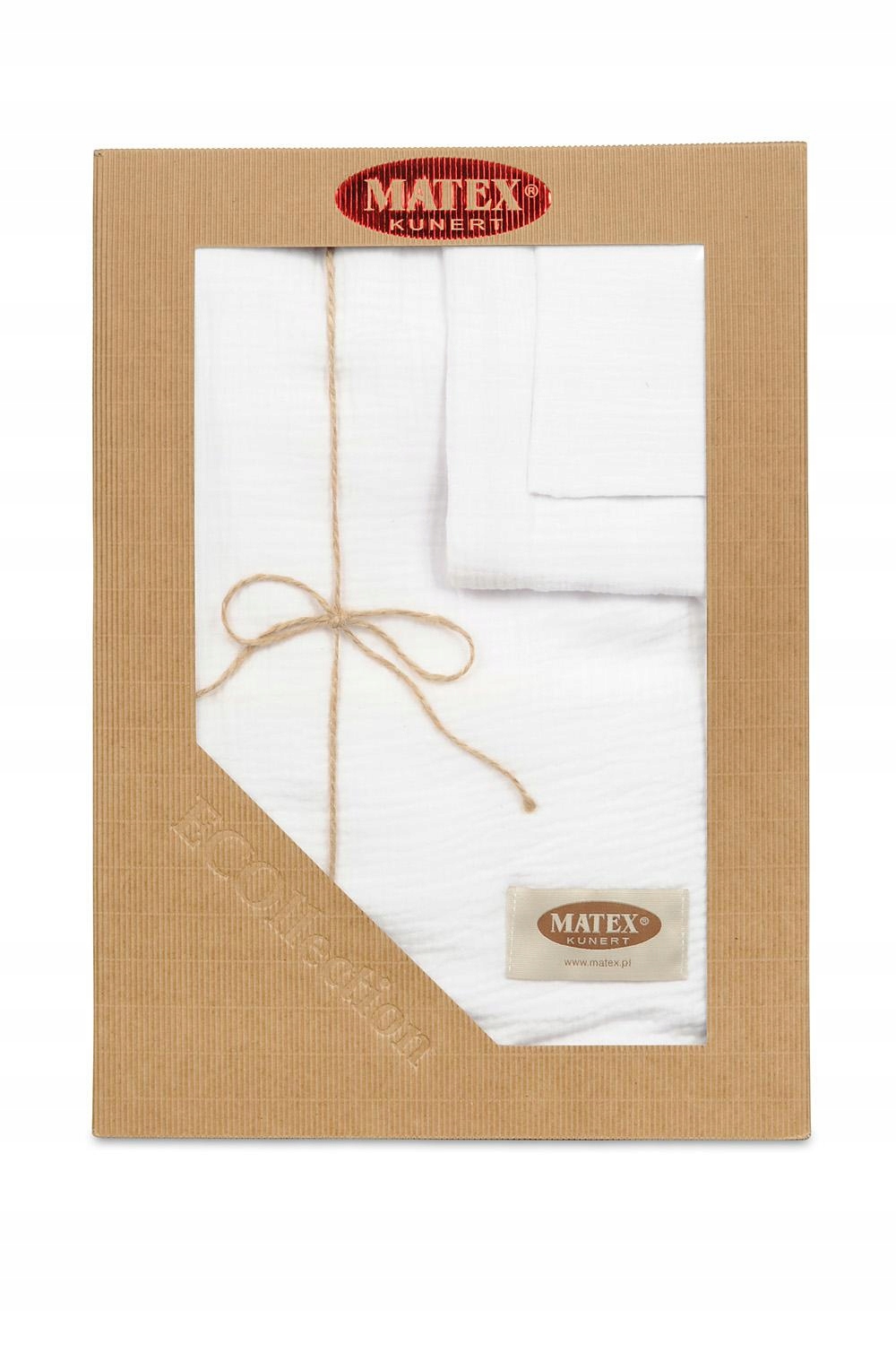 Posteľná Bielizeň Mušelínová 140x200 obliečka na vankúš 70x80 cm Biela bavlnená súprava Matex