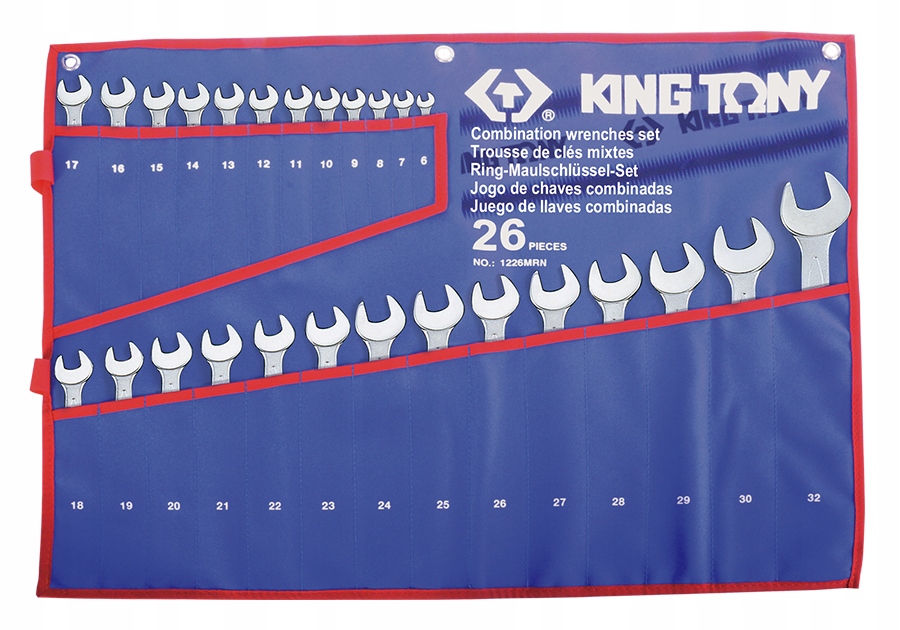 Očkoploché Kľúče Komplet 26 Kusov R.y 6-32MM Dielenské Nástroje