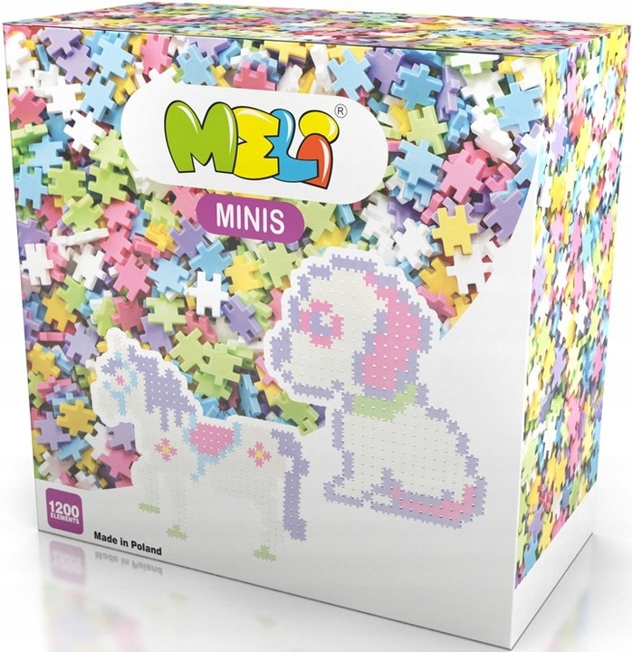 

Meli Minis Pastel Klocki Konstrukcyjne Wafle 1200