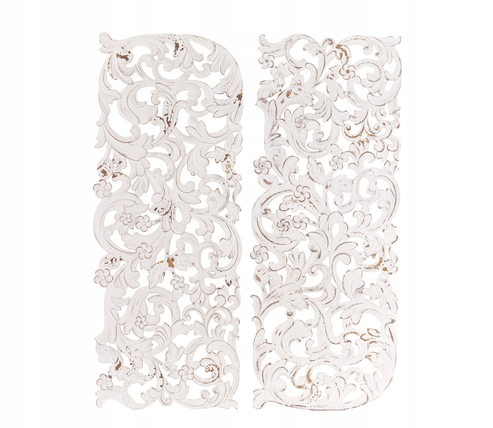 Bílá provensálská nástěnná dekorace nástěnný panel obraz ozdoba