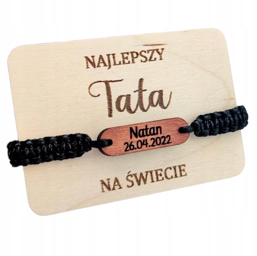 

na Dzień Ojca dla Taty Bransoletka męska