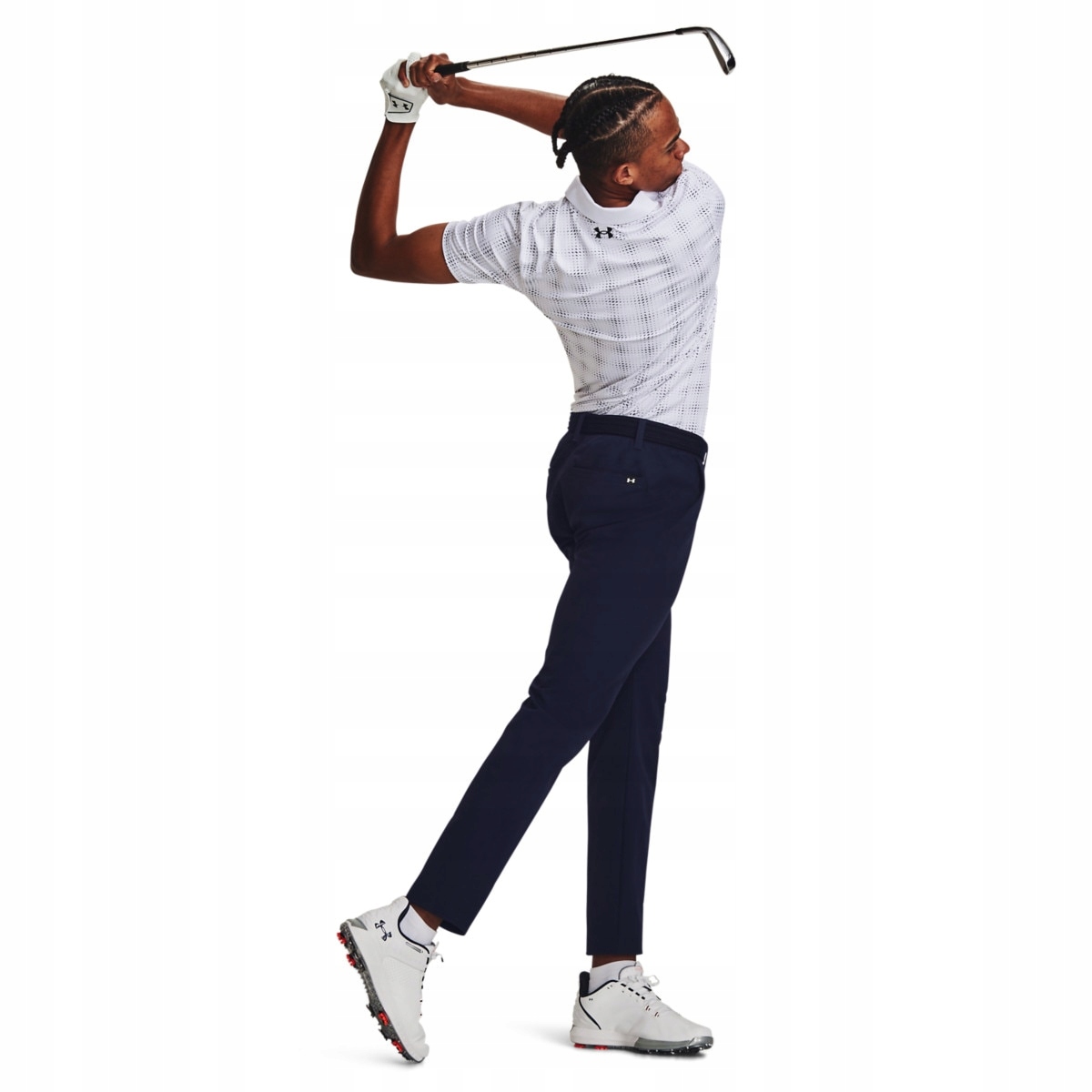 Under Armour Kalhoty Ua Drive Tapered Pant-NVY modrá