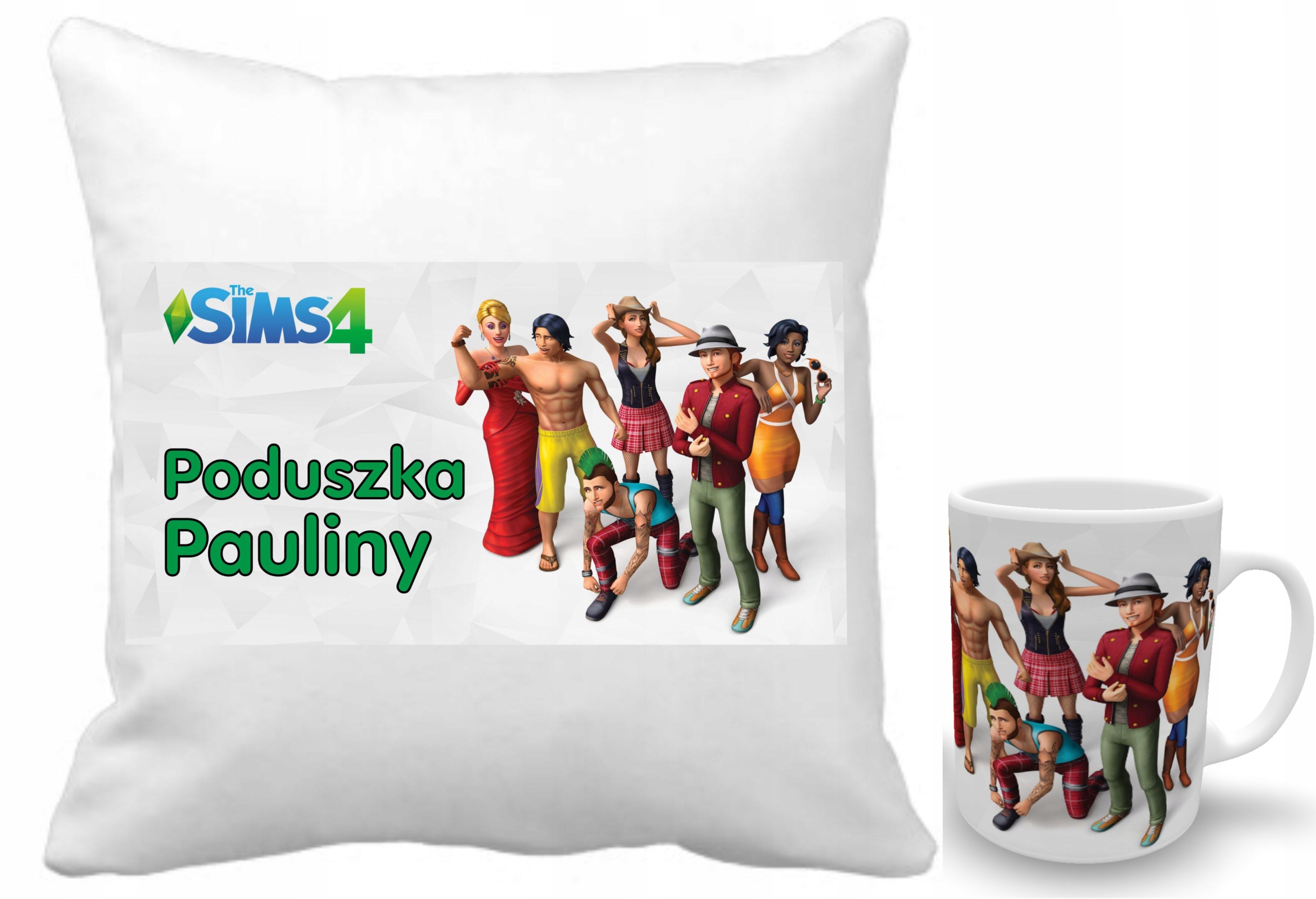 

Zestaw Poduszka+kubek The Sims Na Prezent