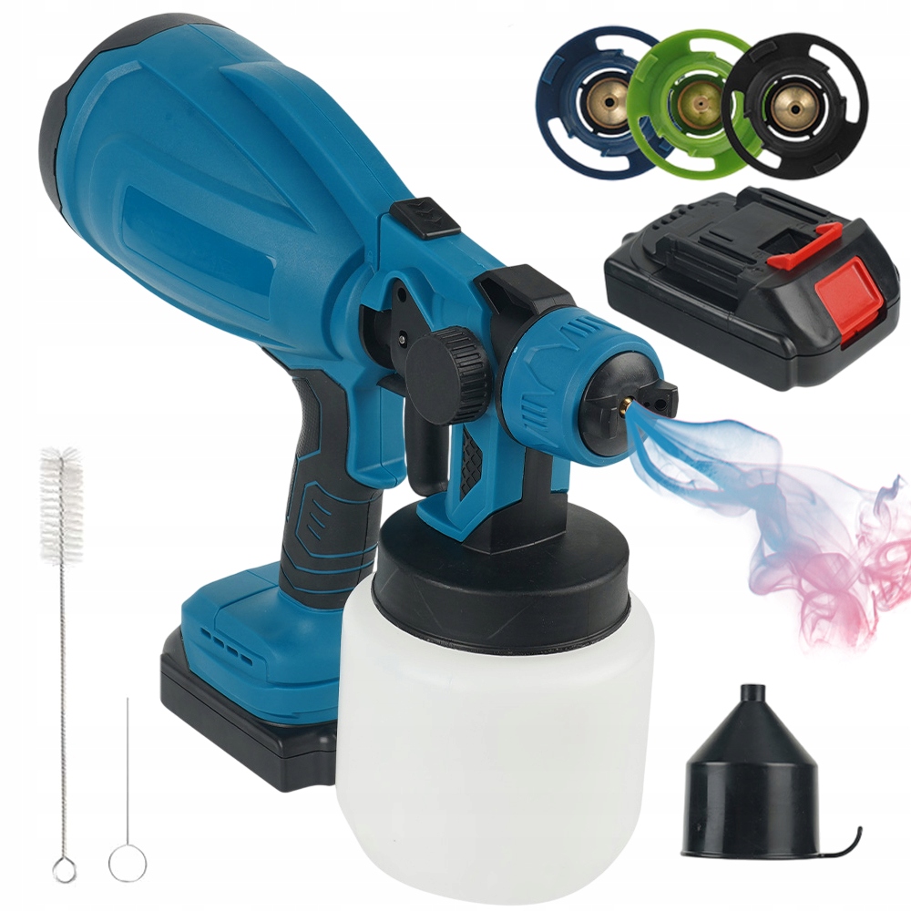 Elektrická stříkací pistole na malování, malířský agregát, 3 vzory spreje