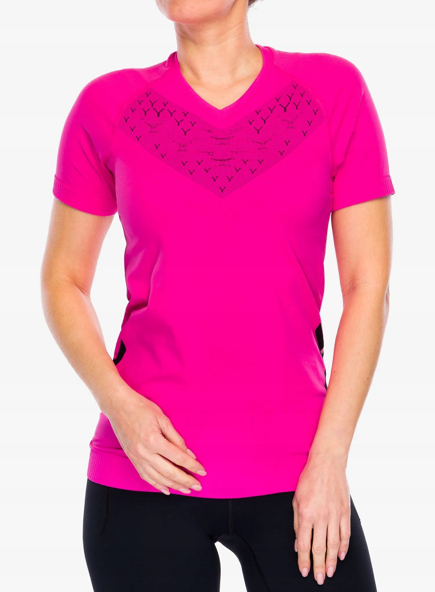 Dámské běžecké tričko X-bionic Twyce Run Ss neo pink/x black S