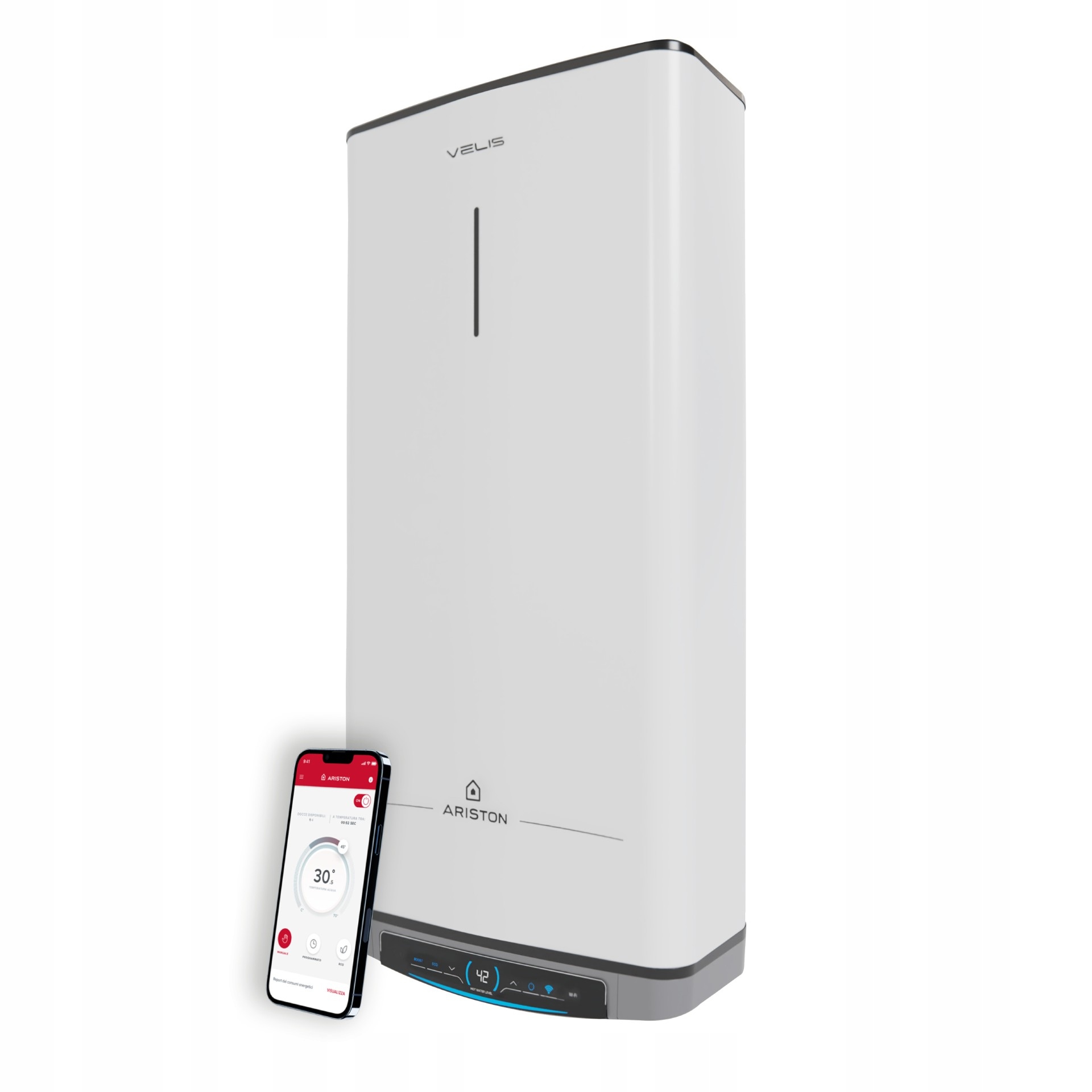 Podgrzewacz wody 1,5 kW Ariston Velis Dune Wifi 100 bojler elektryczny 80L