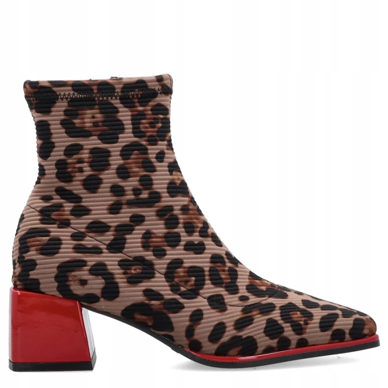 Kotníkové Boty na nízkém podpatku Gioseppo 76713 Panterka 39