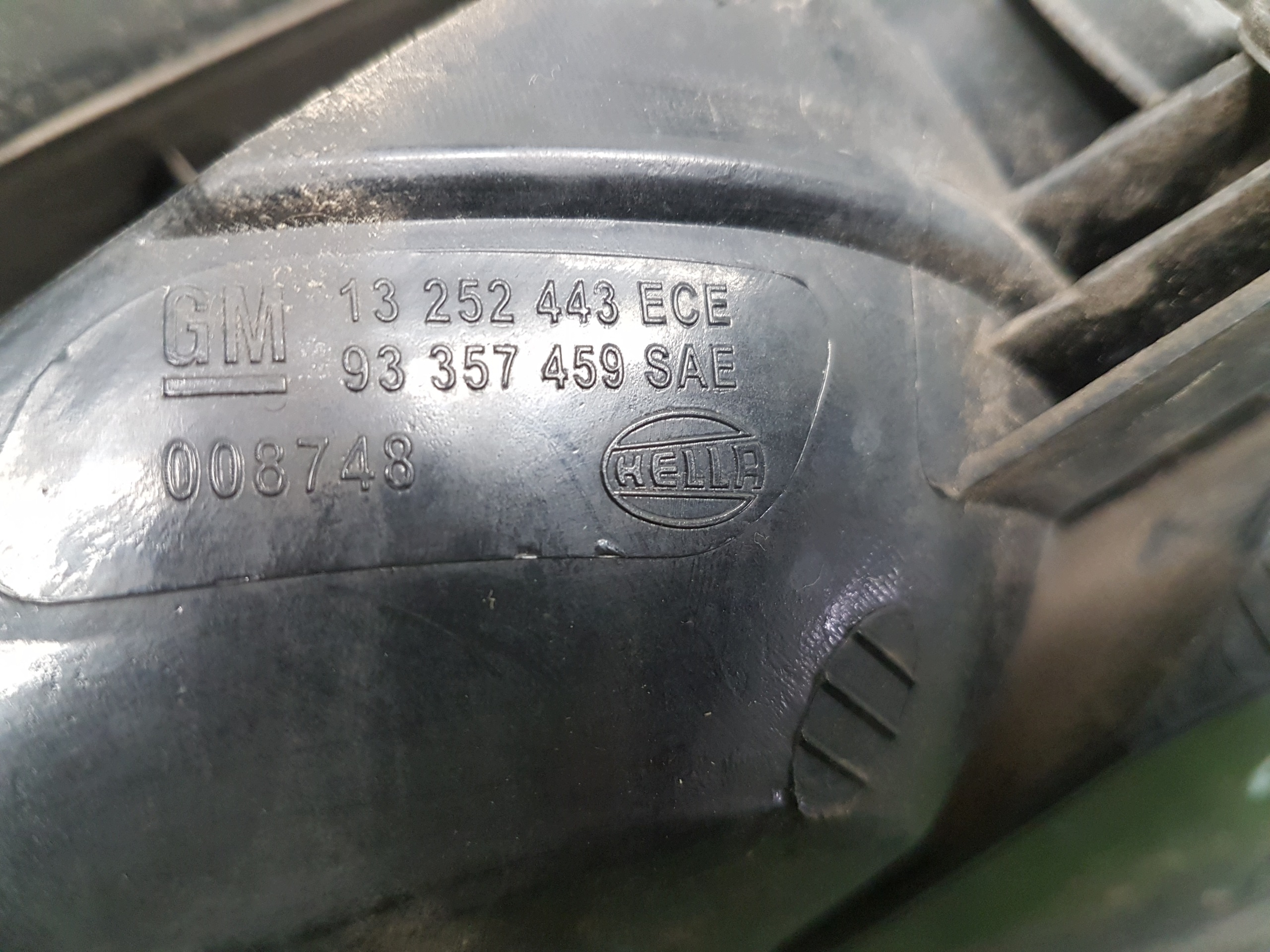 light left rear 3D OPEL ASTRA H 13252443ECE