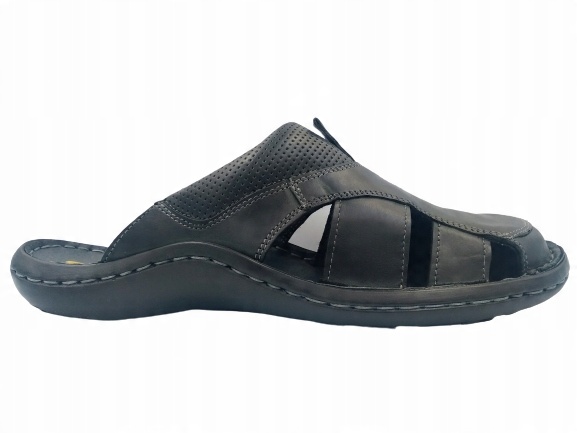 

Klapki Męskie Skóra Szyte Comfort Buty Polskie