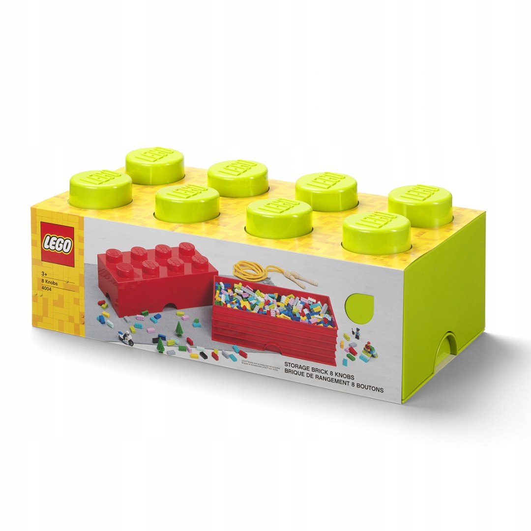Lego Kontejner Krabička Kostka 8 Světle Zelená 50 cm 40041220