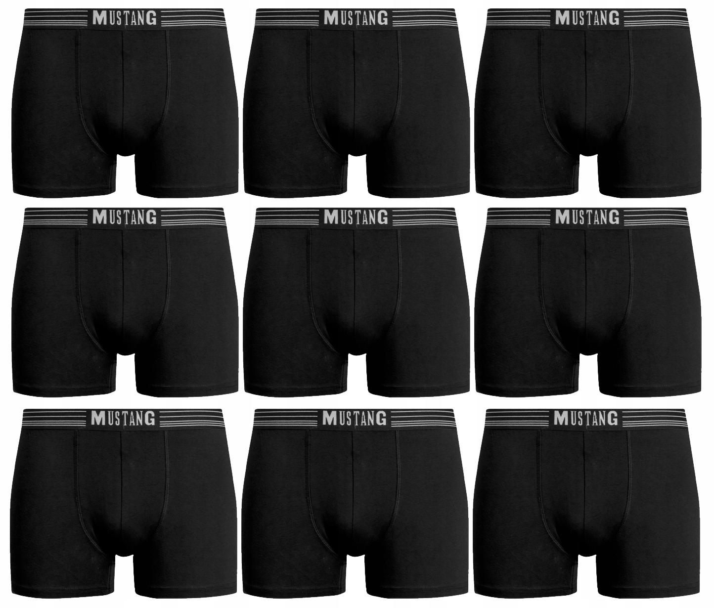 9 x Mustang Pánské Boxerky Bavlna Kalhotky M