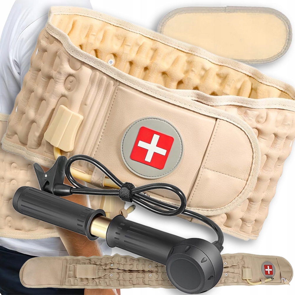 Nadmuchiwany Pas Lędźwiowy Pas Trakcyjny Pas Korygujący Odcinek Lędźwiowy