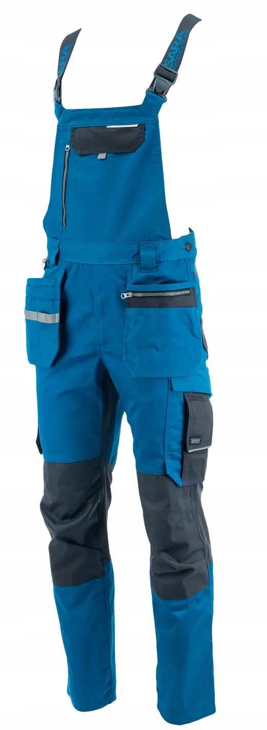 Spodnie ogrodniczki Monter Azzuro/Characoal 52