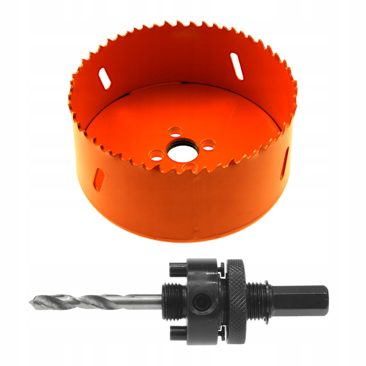 

Otwornica Bi-metalowa 110 mm z adapterem 32-210 mm