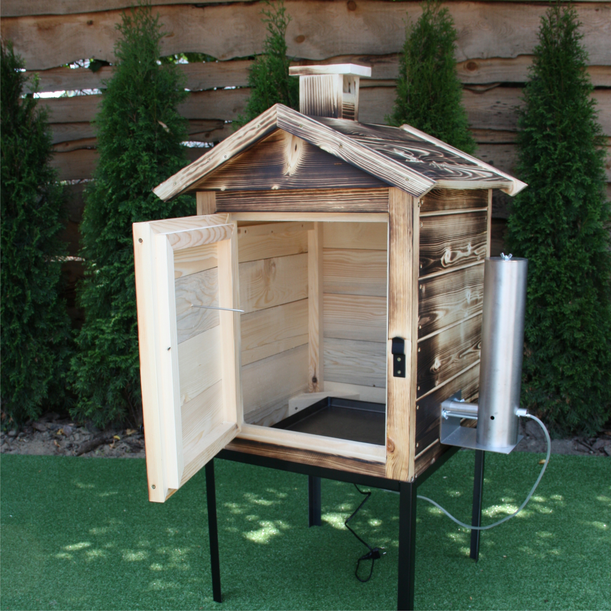 WĘDZARNIA OGRODOWA DREWNIANA ELEKTRYCZNA AUTOMAT EAN (GTIN) 5905214400262