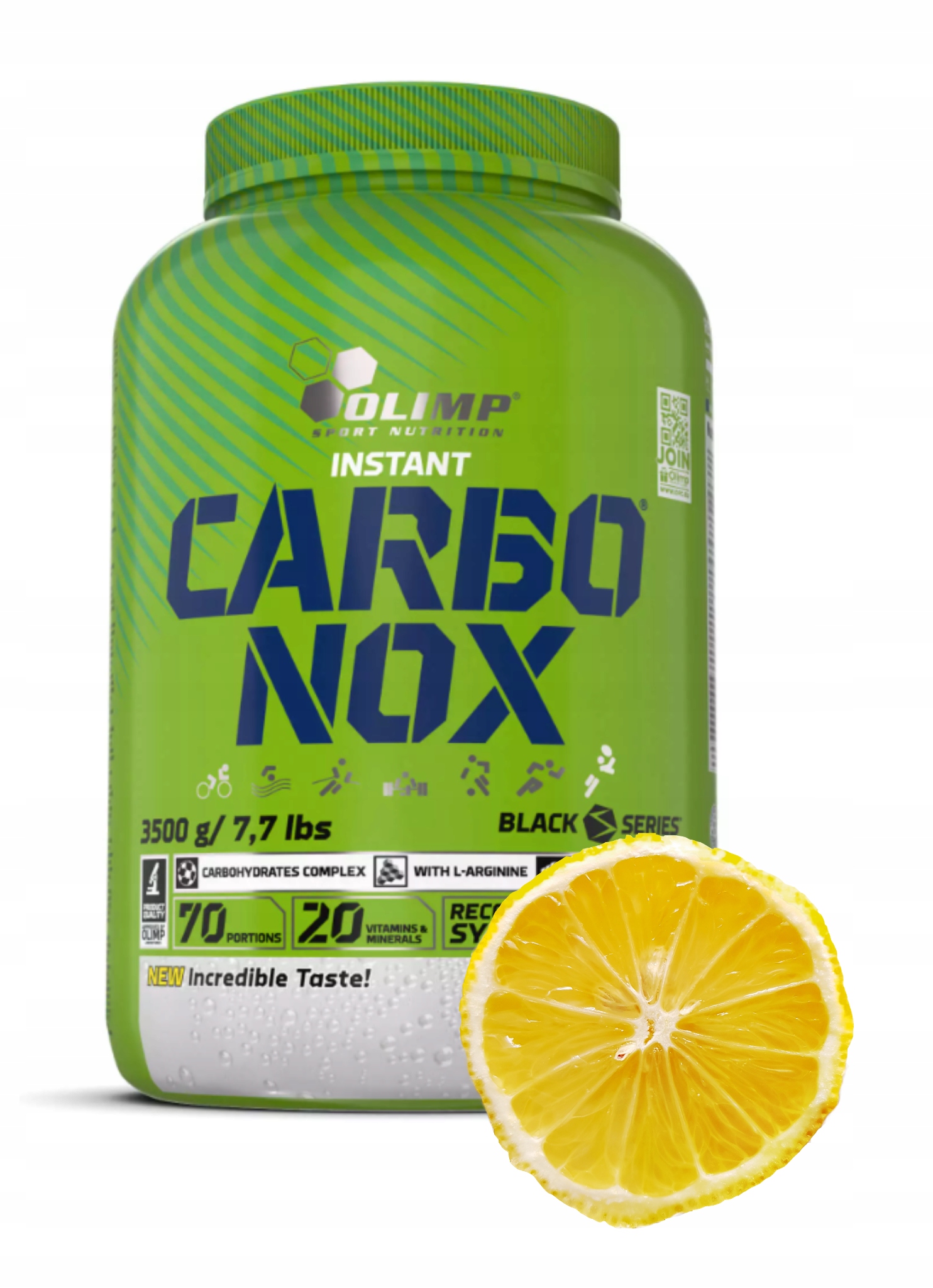 Olimp Carbonox 3,5 kg 3500 g Citron Sacharidy Síla Energie Síla Carbo