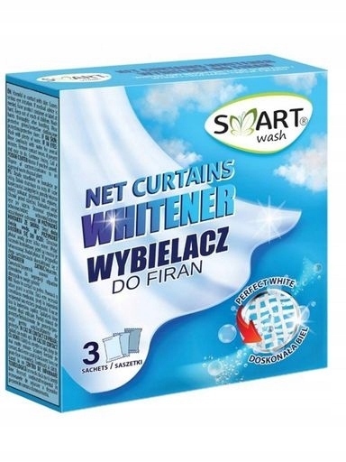 Levně 6 x Washové ubrousky na bělení záclon, bílé ubrousky na praní, 3 sáčky