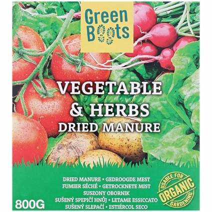 

Nawóz Organiczny Do Warzyw Ziół Obornik Kurzy 800G