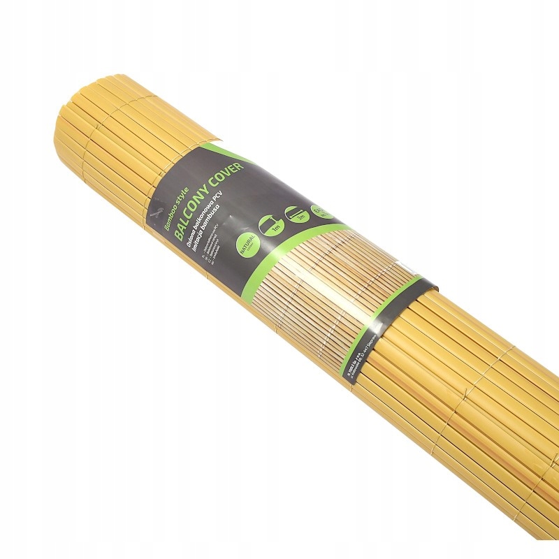 Osłona na płot, balkon 3x1m wzór "bambus" Marka inna