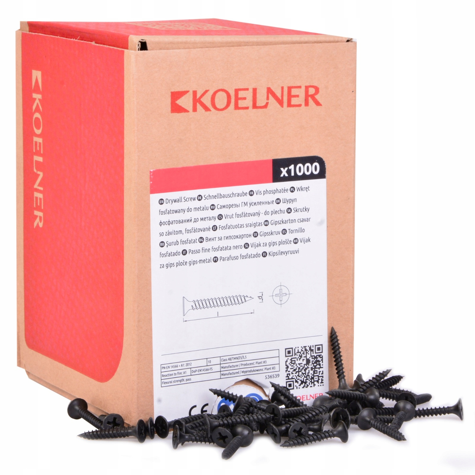 

Koelner Wkręty Do Blach Płyt Gk 3,5x35MM 1000SZT