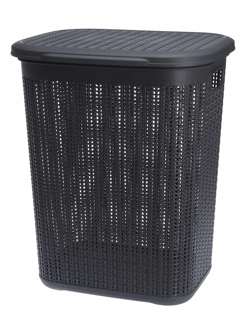Koš na prádlo Willow 50 l grafit svetrový vzor